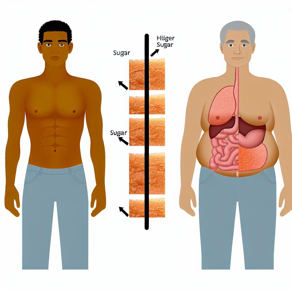 Jak cukr ovlivňuje vaše břicho