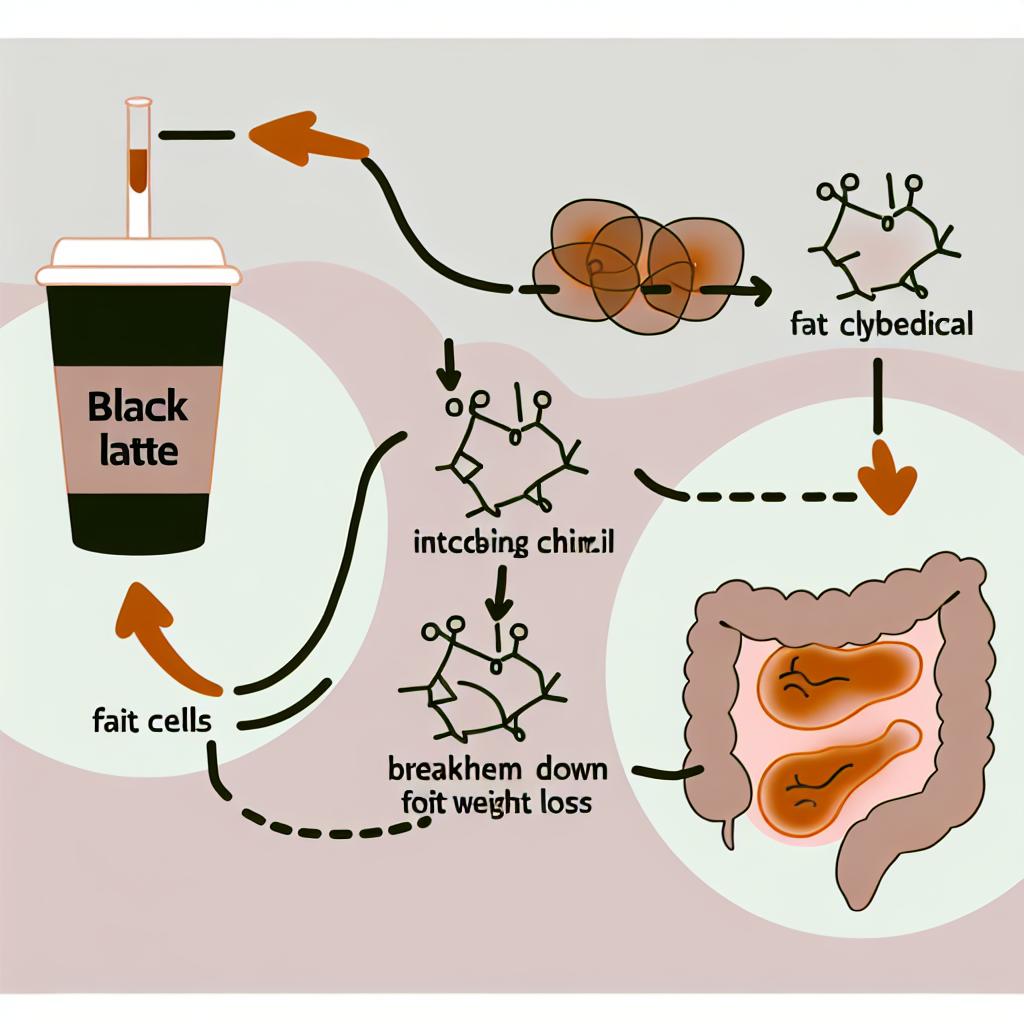 Jak funguje Black latte při spalování tuků